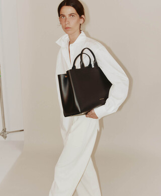 Shopper horizontal Mica piel