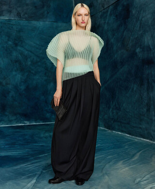 Tailored wrap trousers woman Tailored wrap trousers woman