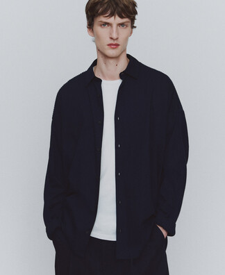 Slim fit cotton shirt