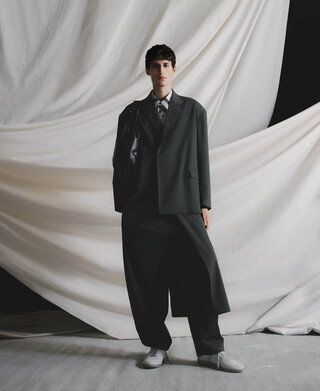 プリントオーバーサイズシャツ