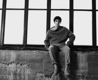 Linen jogger trousers man