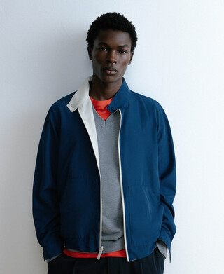 Chaqueta reversible nailon