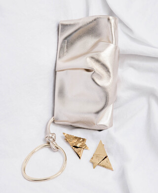 Pendientes triangulares pliegue grandes