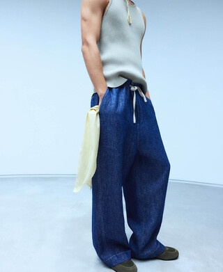 Zapatilla maxi logo suela fina