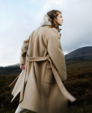 Merino wool cloth oversize coat Merino wool cloth oversize coat