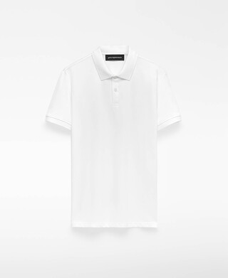 Organic cotton piqu&eacute; polo shirt