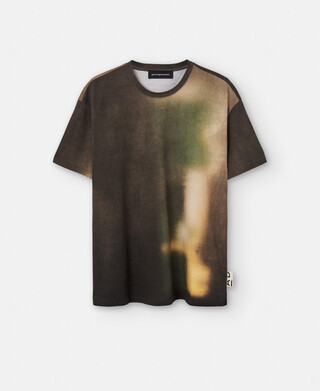 Oversize printed cotton t-shirt Oversize printed cotton t-shirt