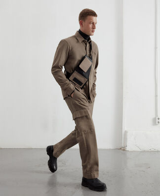 Cotton twill overshirt Cotton twill overshirt