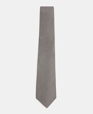 Silk plain tie