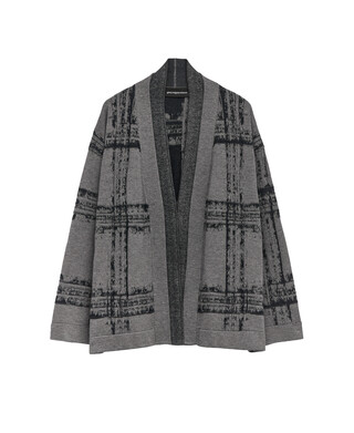 Kimono-Strickjacke in Jacquard Herren Kimono-Strickjacke in Jacquard Herren