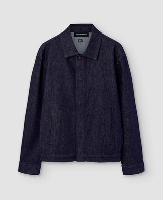 Denim overshirt in recycled materials Denim overshirt in recycled materials