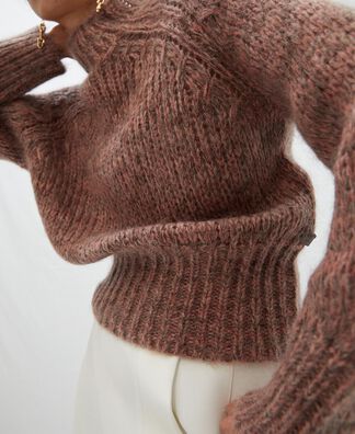 Jersey con cuello chimenea Jersey con cuello chimenea