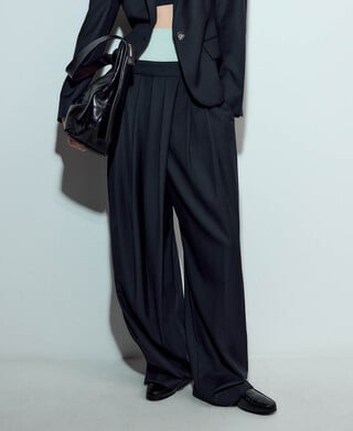 Tailored wrap trousers woman Tailored wrap trousers woman