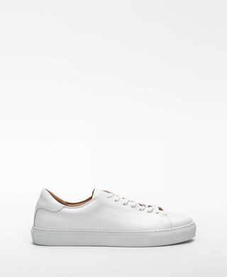 Zapatilla b&aacute;sica piel