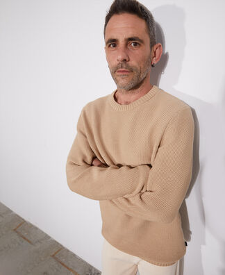 Organic cotton crew neck sweater Organic cotton crew neck sweater
