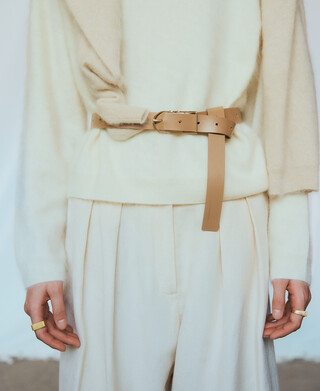 Ceinture en cuir femme