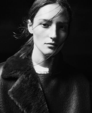 Abrigo doble faz Piel No Piel mujer Abrigo doble faz Piel No Piel mujer