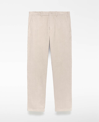 Regular fit corduroy chino trousers