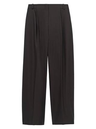 Rounded leg tailored trousers