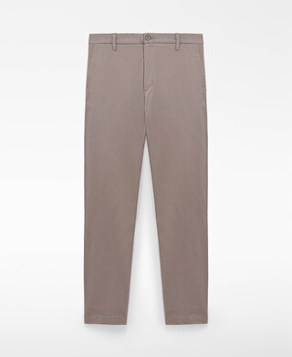 Cotton regular fit chino trousers