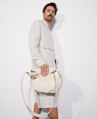 Linen maxi-pocket jacket Linen maxi-pocket jacket