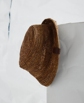 Sombrero bucket rafia