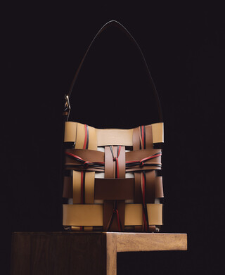 Hobo Horizonte doble trenzado piel