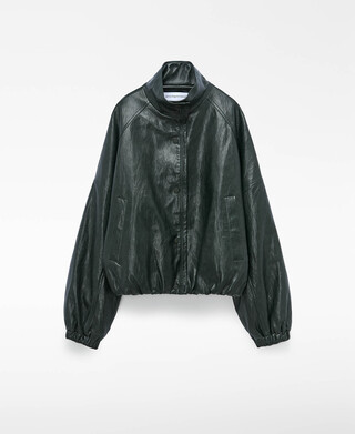 Pele N&atilde;o Pele fireplace neck bomber