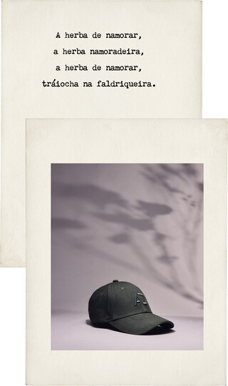 Gorra denim logo bordado