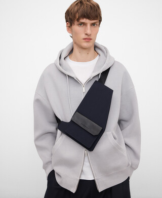 Crossbody-Tasche aus Nylon mit Tasche