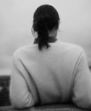 Cárdigan cashmere punto cardado mujer Cárdigan cashmere punto cardado mujer