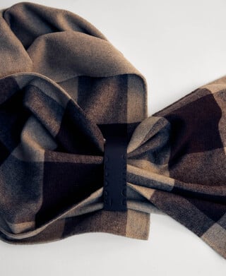 Bufanda cuadros doble faz mujer Bufanda cuadros doble faz mujer
