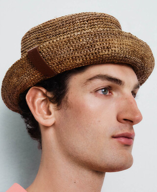 Sombrero bucket rafia