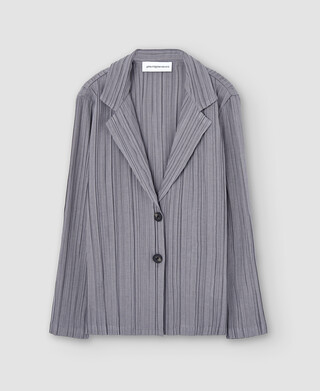 Blazer à deux boutons en crinkle Blazer à deux boutons en crinkle