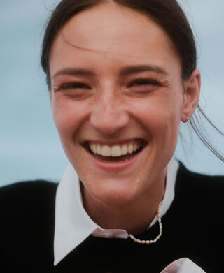 Jersey punto cuello caja mujer Jersey punto cuello caja mujer