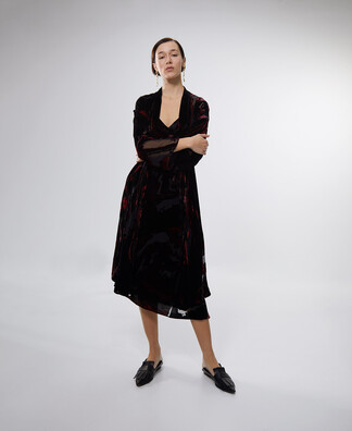Devorée velvet print dress Devorée velvet print dress