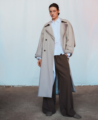 Trench effet vieilli femme