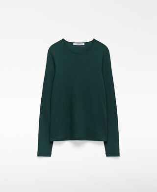 Merino wool crew collar T-shirt woman Merino wool crew collar T-shirt woman