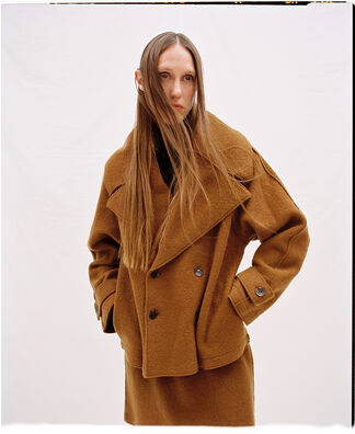 100% boiled wool cardigan 100% boiled wool cardigan