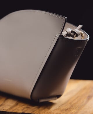 Bolso Eclipse bicolor piel