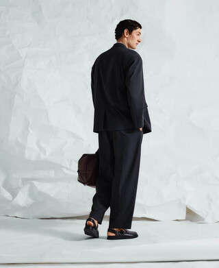 Blazer oversize rayas