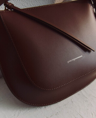 Bolsa a tiracolo pequena Dorna pele