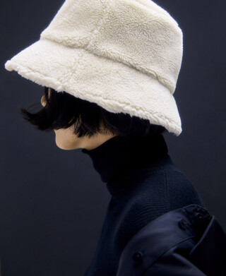 Fleece woven fisherman hat