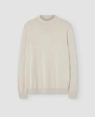 Merino wool perkins collar sweater Merino wool perkins collar sweater