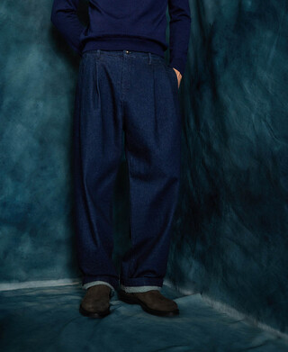 Chino-Hose aus Baumwoll-Denim für Herren Chino-Hose aus Baumwoll-Denim für Herren