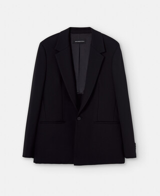One button viscose blazer One button viscose blazer