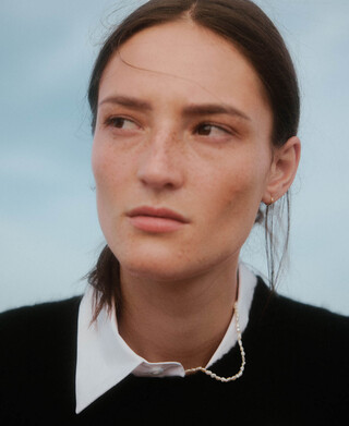 Jersey punto cuello caja mujer Jersey punto cuello caja mujer