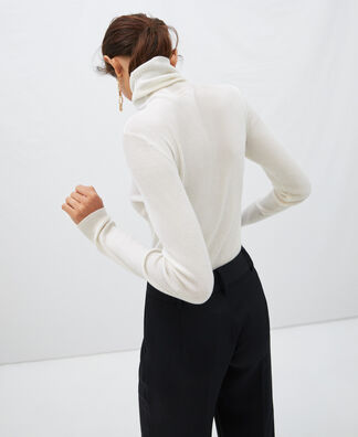 Jersey cuello vuelto en lana merino Jersey cuello vuelto en lana merino