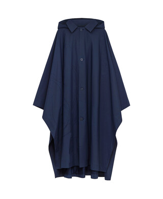 Oversize-Cape mit Stickerei und Kapuze Herren Oversize-Cape mit Stickerei und Kapuze Herren