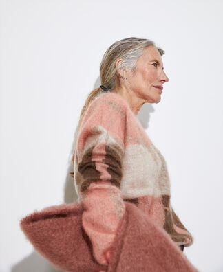 Carded mohair sweater